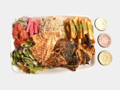 ½ Chicken Plate